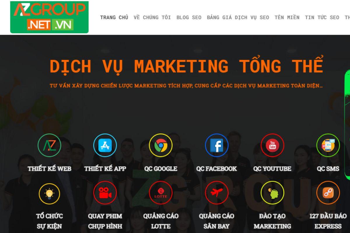 AZGroup với nhiều năm kinh nghiệm trong lĩnh vực Marketing